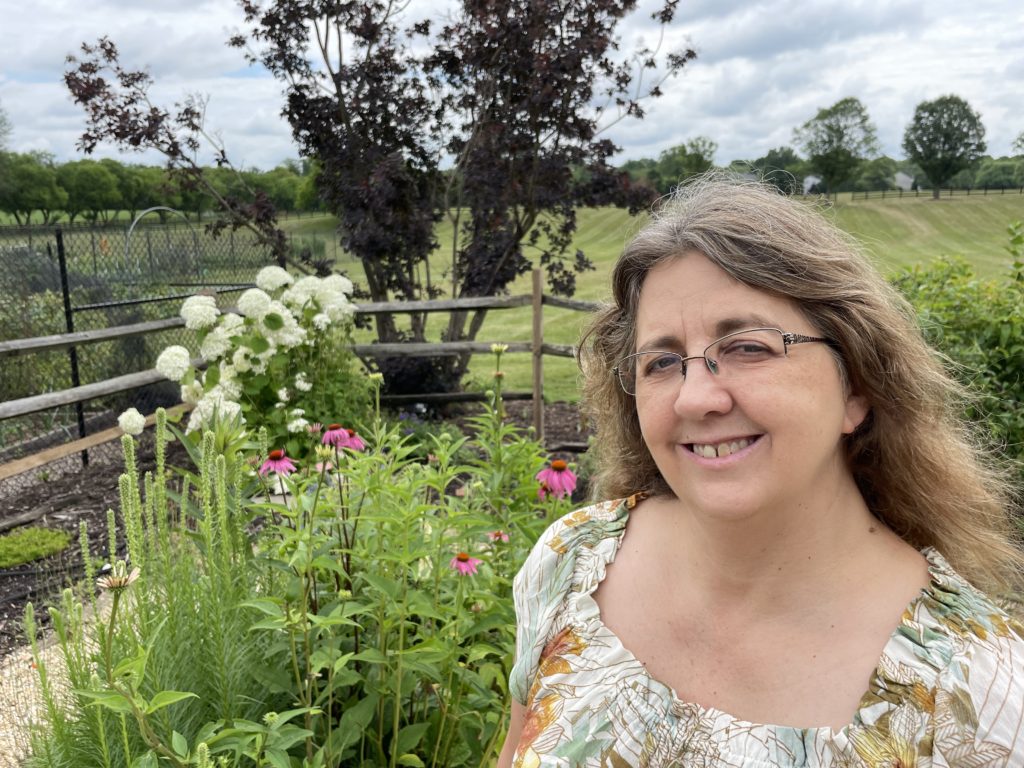 Sherry in a garden